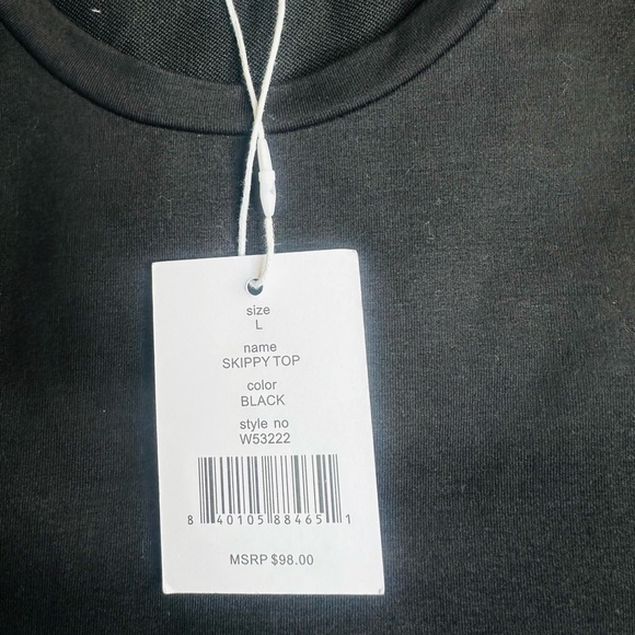 Walter Baker Large Black Skippy Top NWT - Picture 4 of 11